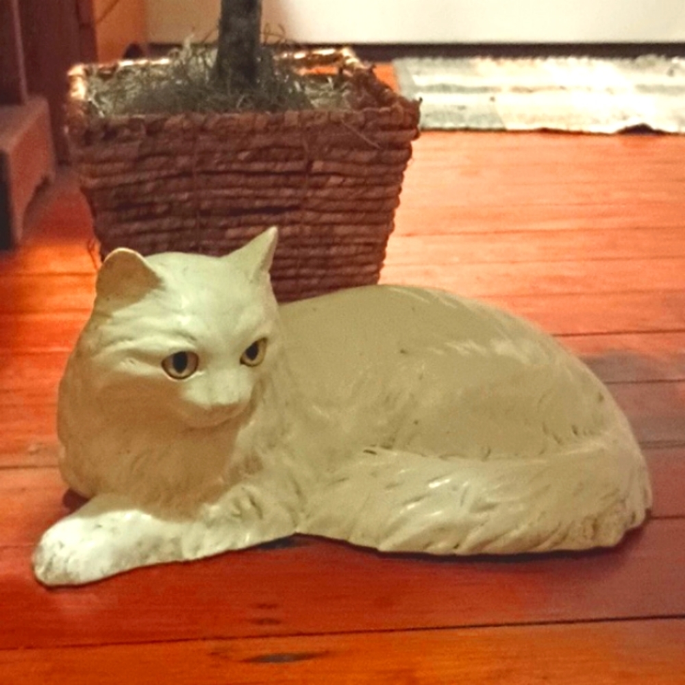 Persian Cat Statue Large !!! Vintage RARE